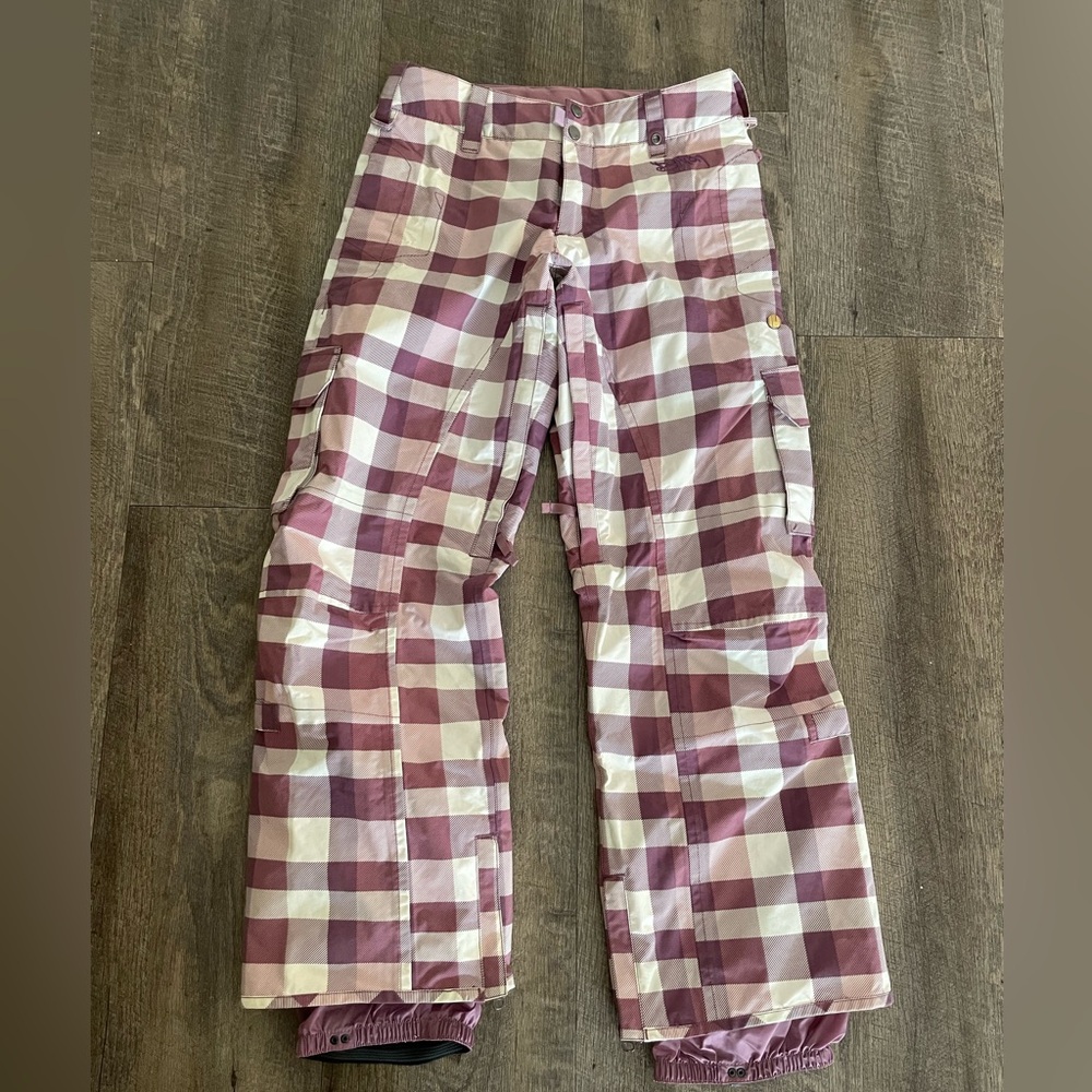 Burton Women’s Snow Cargo Pants XS. Ski Snowboard Winter Bibs Vintage 2006-2007.